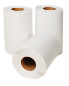 P-H020A1 SELECT 7,5" WHITE ROLL TOWELS - 205', 24 rolls/case - P1422
